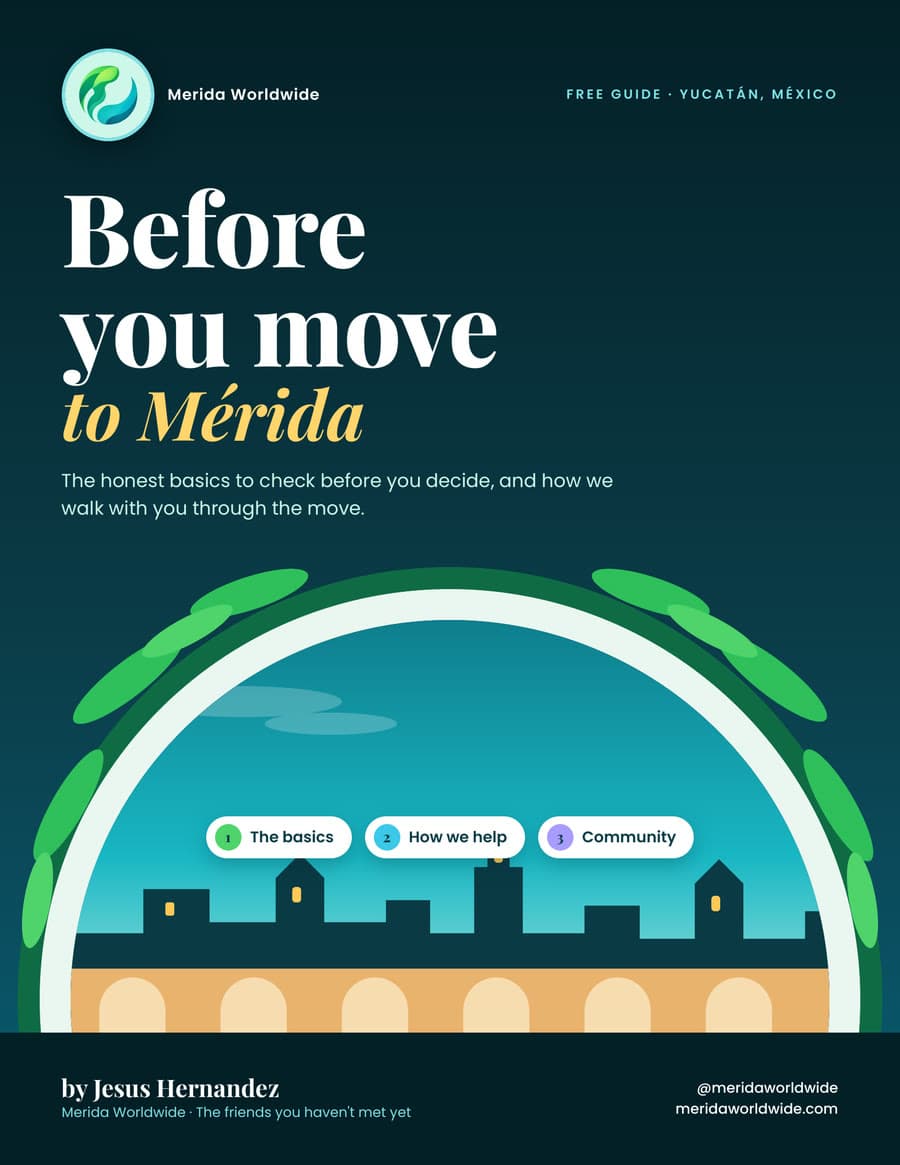 Cover of the guide Before You Move to Mérida