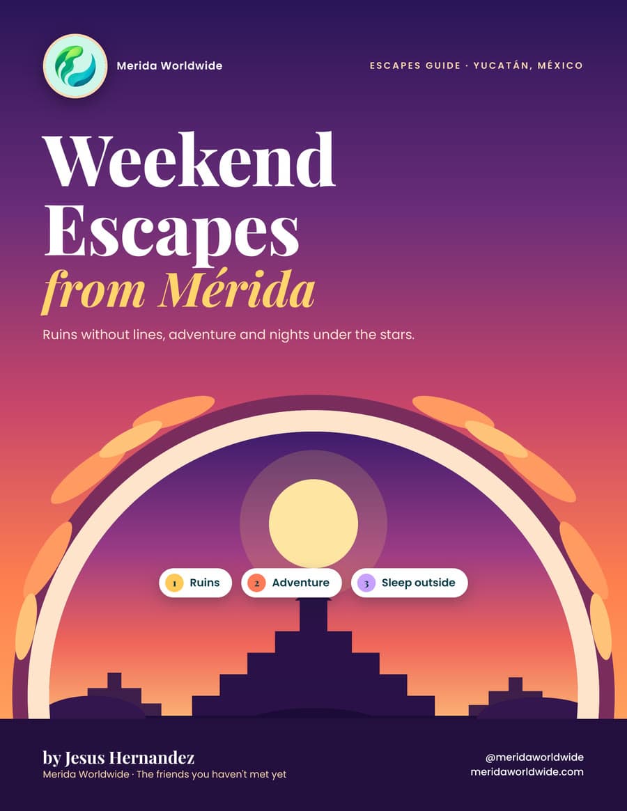 Cover of the guide Weekend Escapes from Mérida